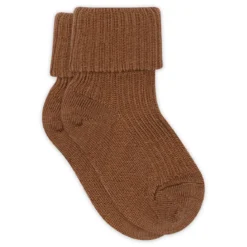 Wool rib baby socks