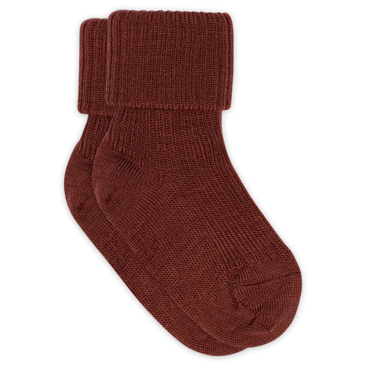 Wool rib baby socks
