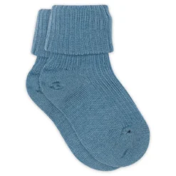 Wool rib baby socks