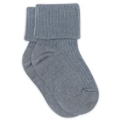 Wool rib baby socks