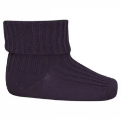 Wool rib baby socks