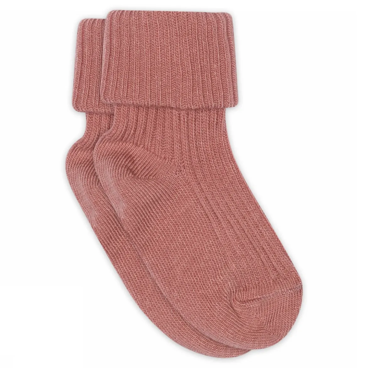 Wool rib baby socks