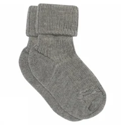 Wool rib baby socks