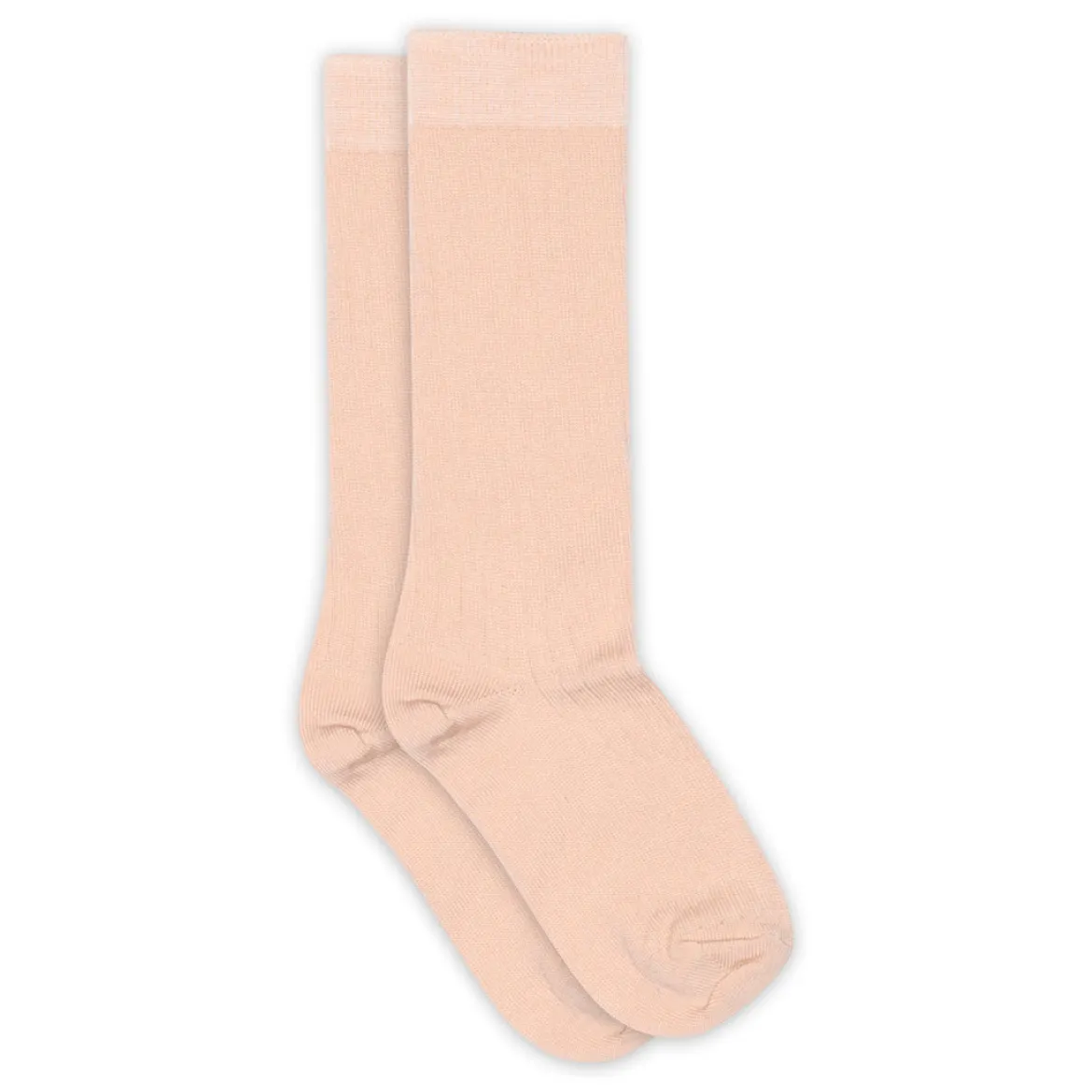Wool rib knee socks