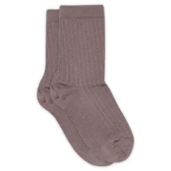 Wool rib socks