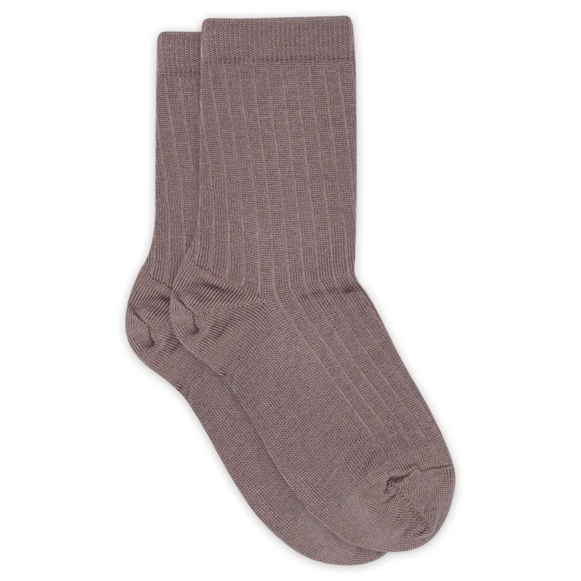 Wool rib socks