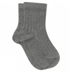 Wool rib socks