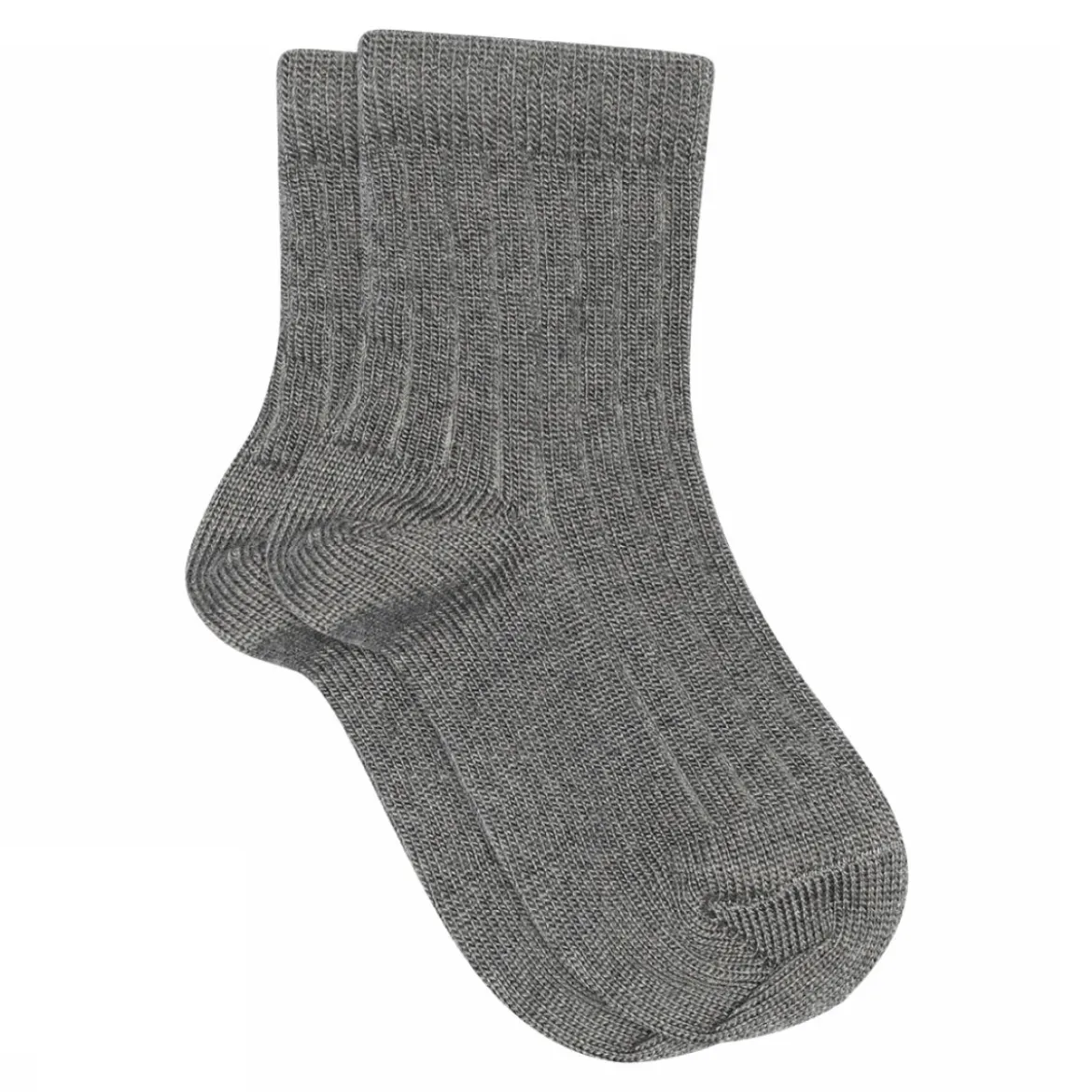 Wool rib socks