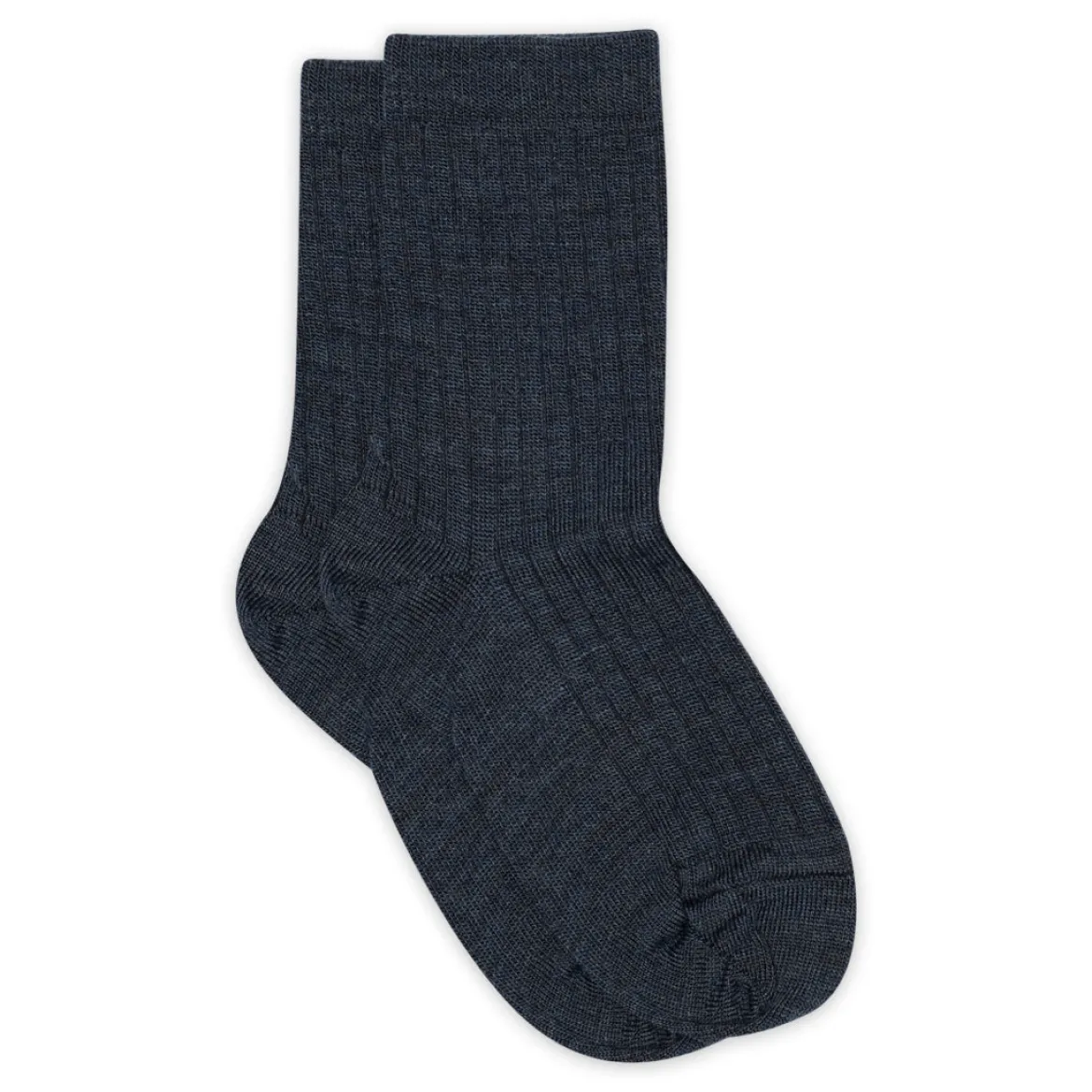 Wool rib socks