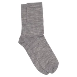 Wool rib socks