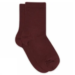Wool rib socks