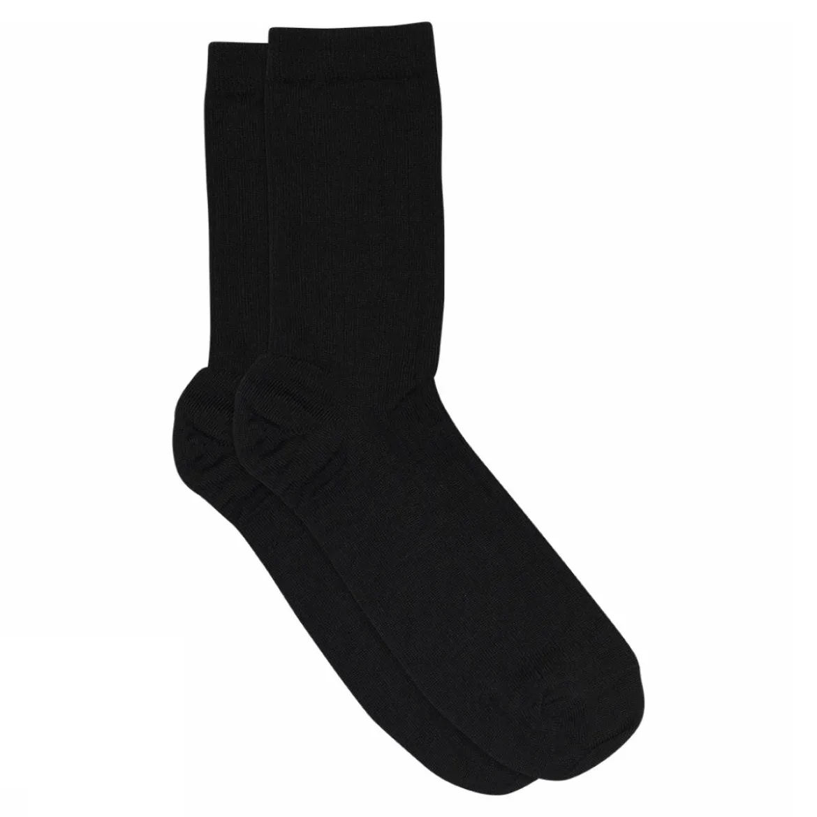 Wool rib socks