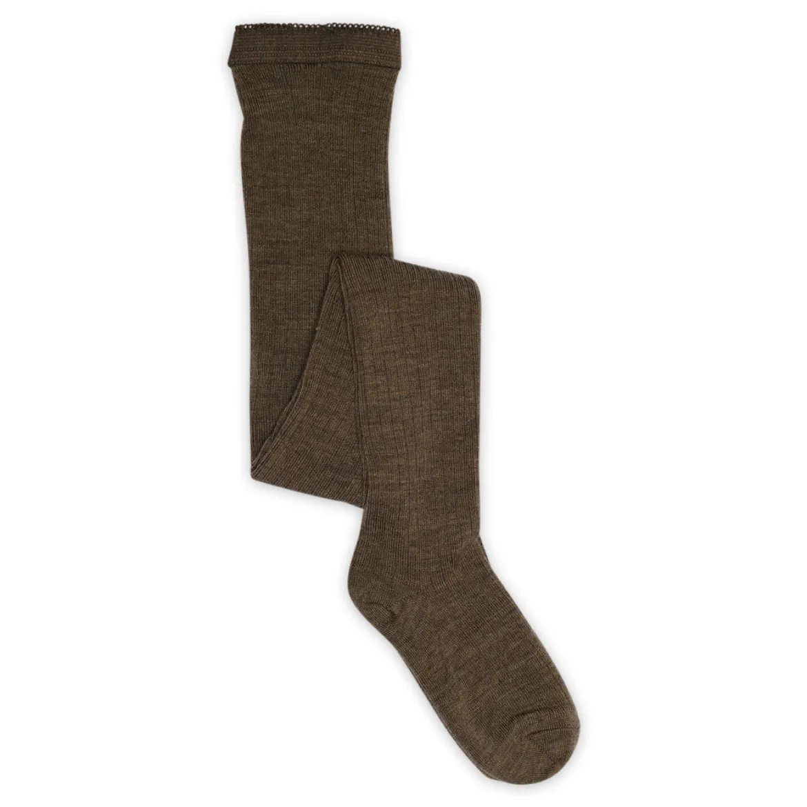 Wool rib tights