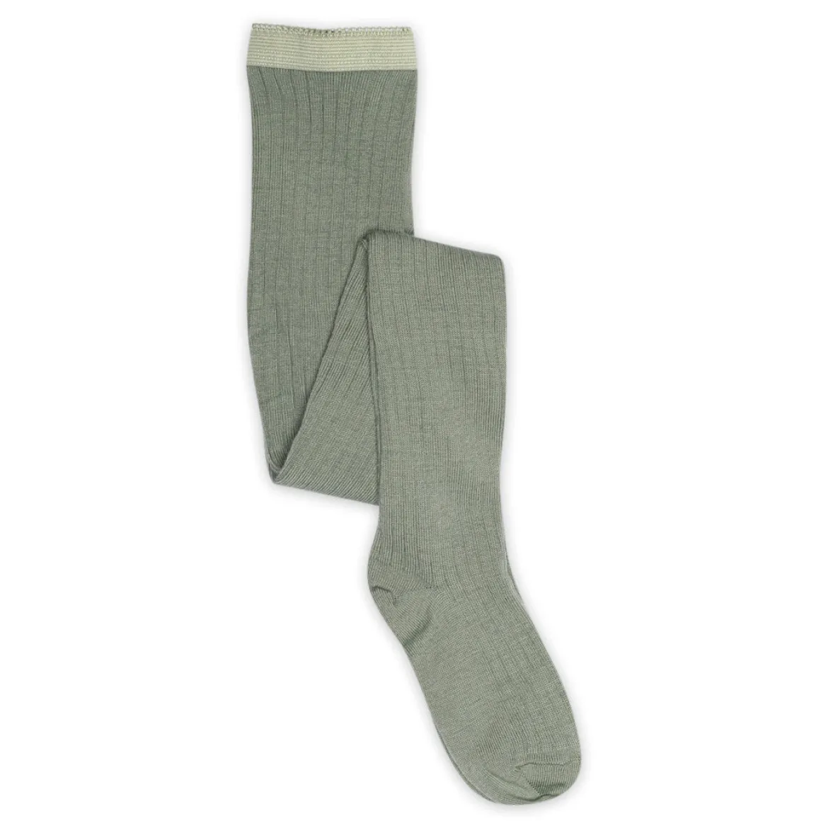 Wool rib tights