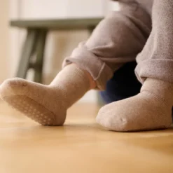 Wool socks - anti-slip
